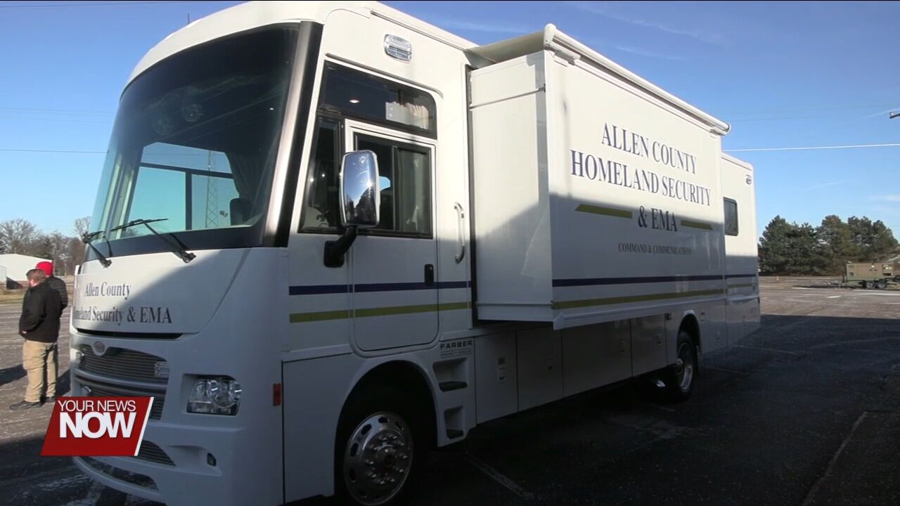 Allen County Homeland Security & EMA deploys new command bus